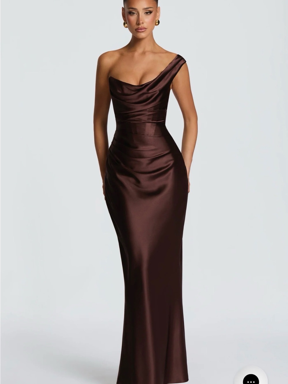 THALASSA MAXI DRESS - PLUM BROWN